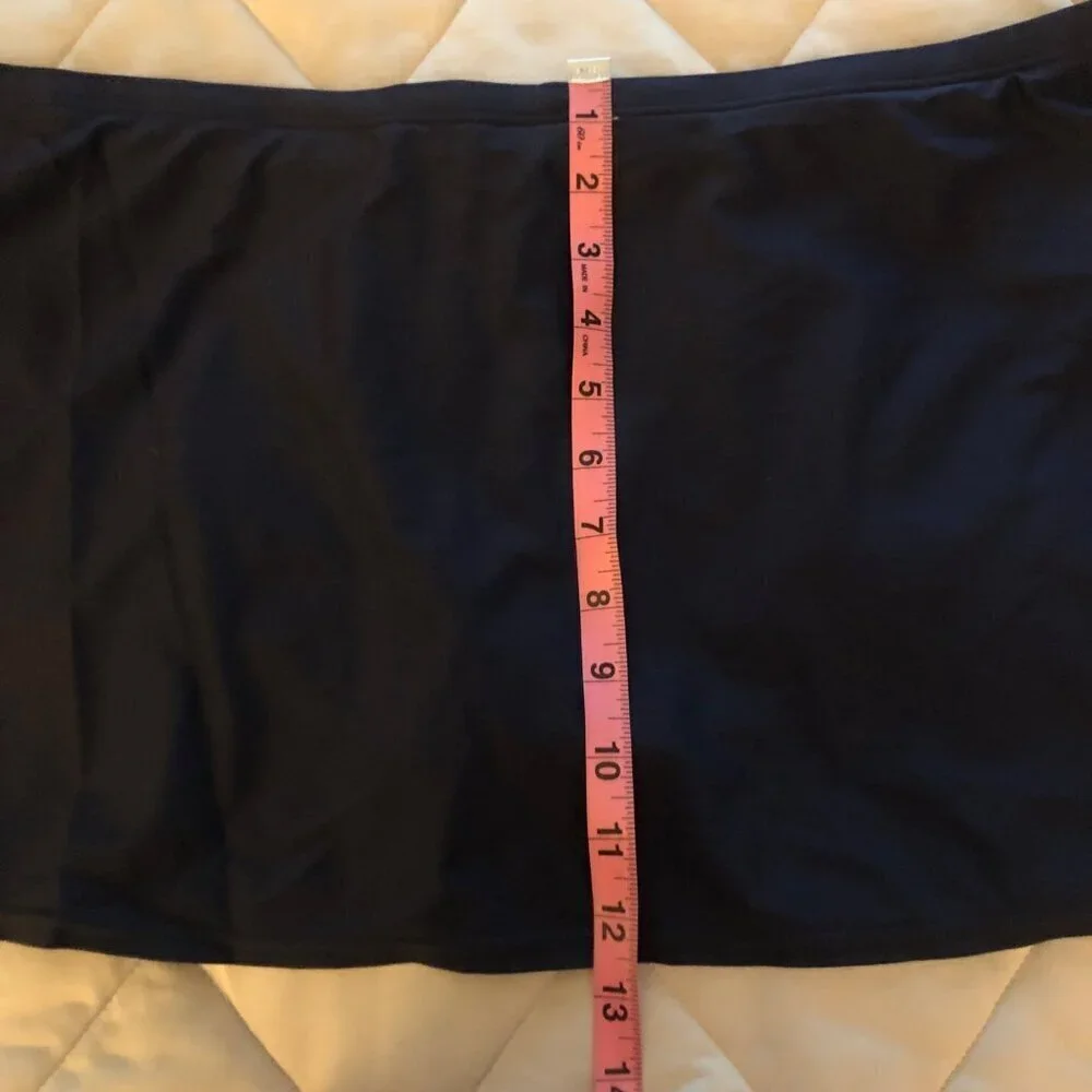 Women's Croft & Barrow Black Tennis Athletic Skirt Size 14 - Picture 7 of 7